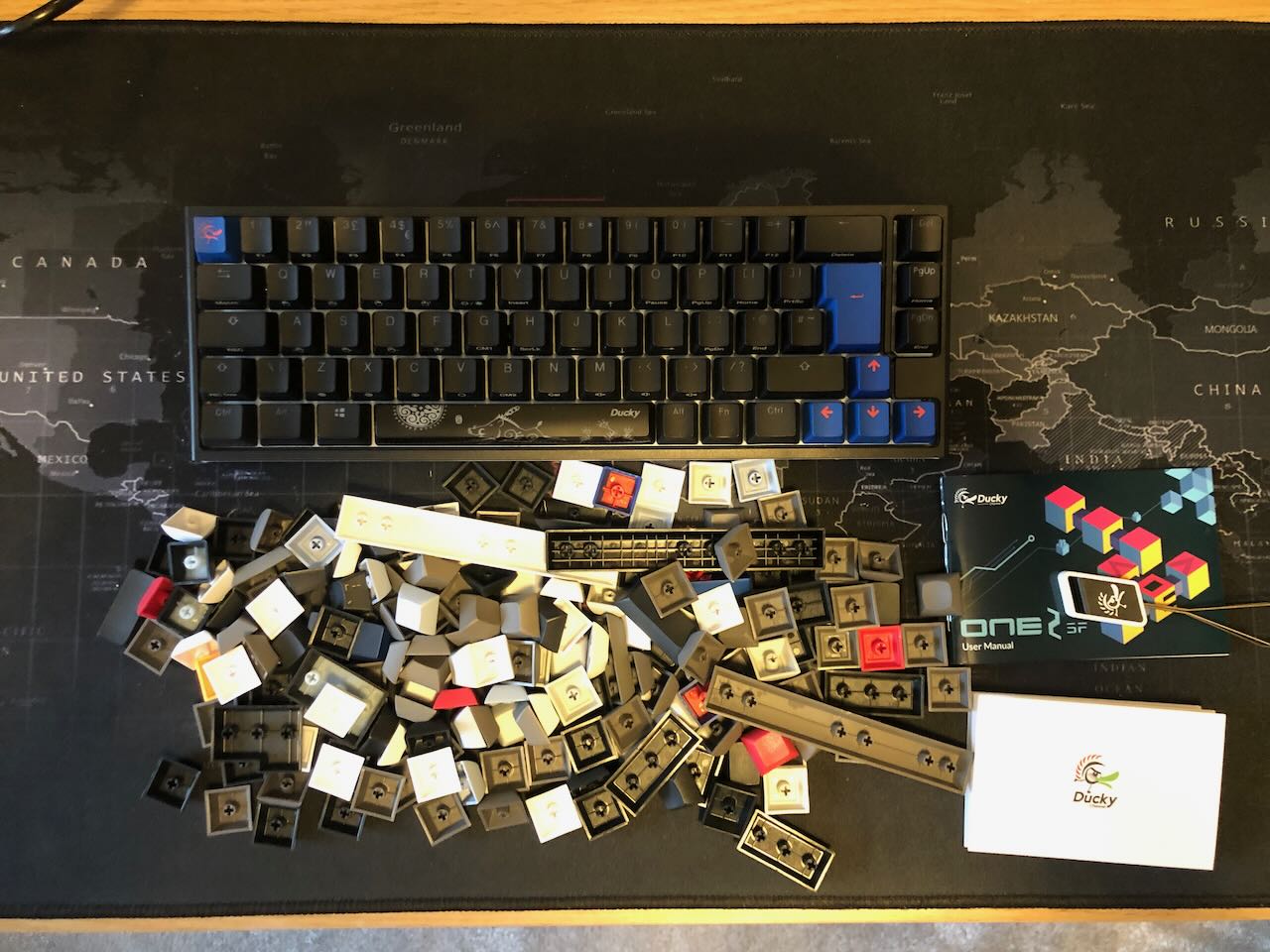 One does not simply get into mech boards and buy an off-the-shelf keyboard without ordering a ton of custom keycaps from AliExpress