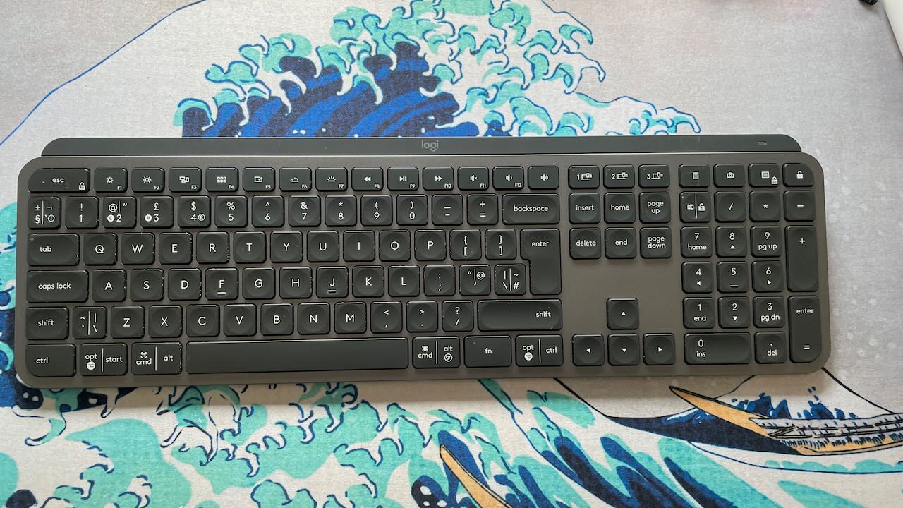 Bought this in tandem with the MX Vertical mouse, which helps a lot if you struggle with wrist pain